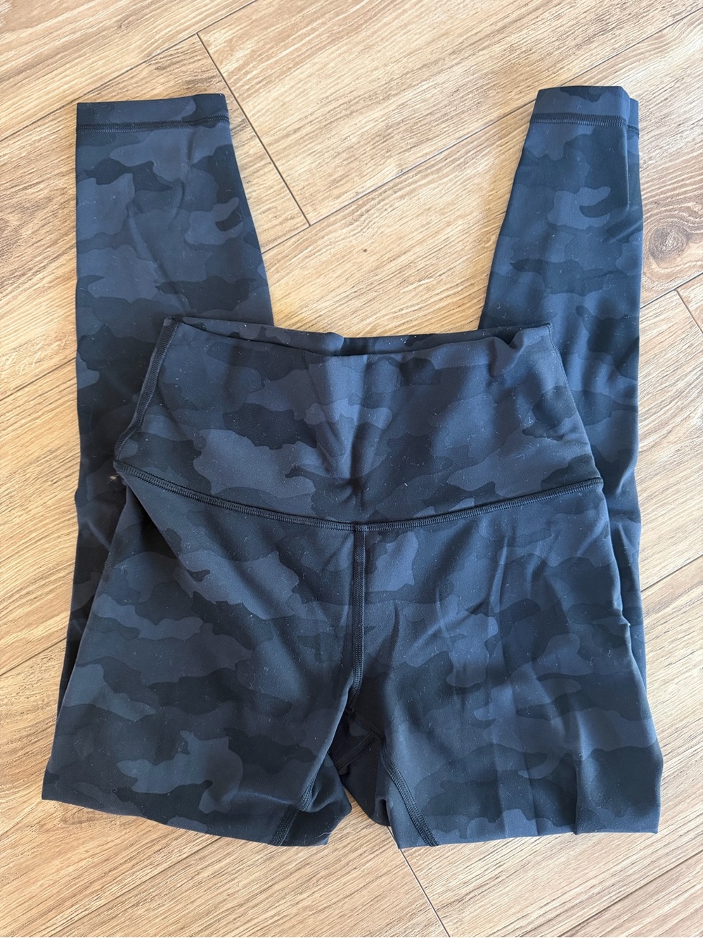 lululemon athletica Black Camo High-Rise Athletic Leggings